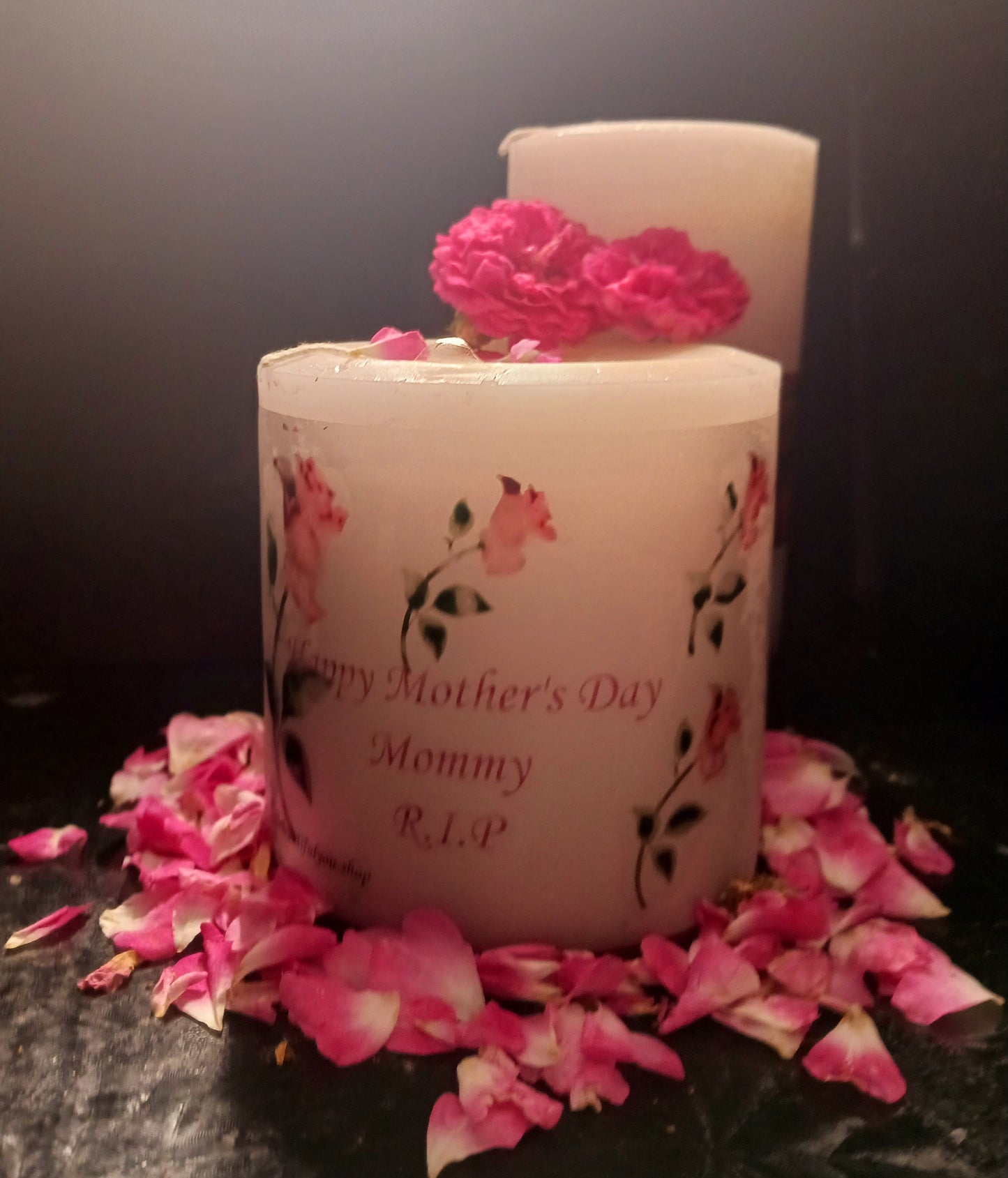 MOTHER'S DAY 2pc Pillar Scented Candle Set