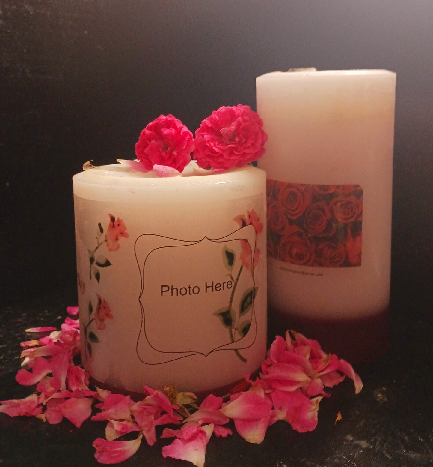 MOTHER'S DAY 2pc Pillar Scented Candle Set