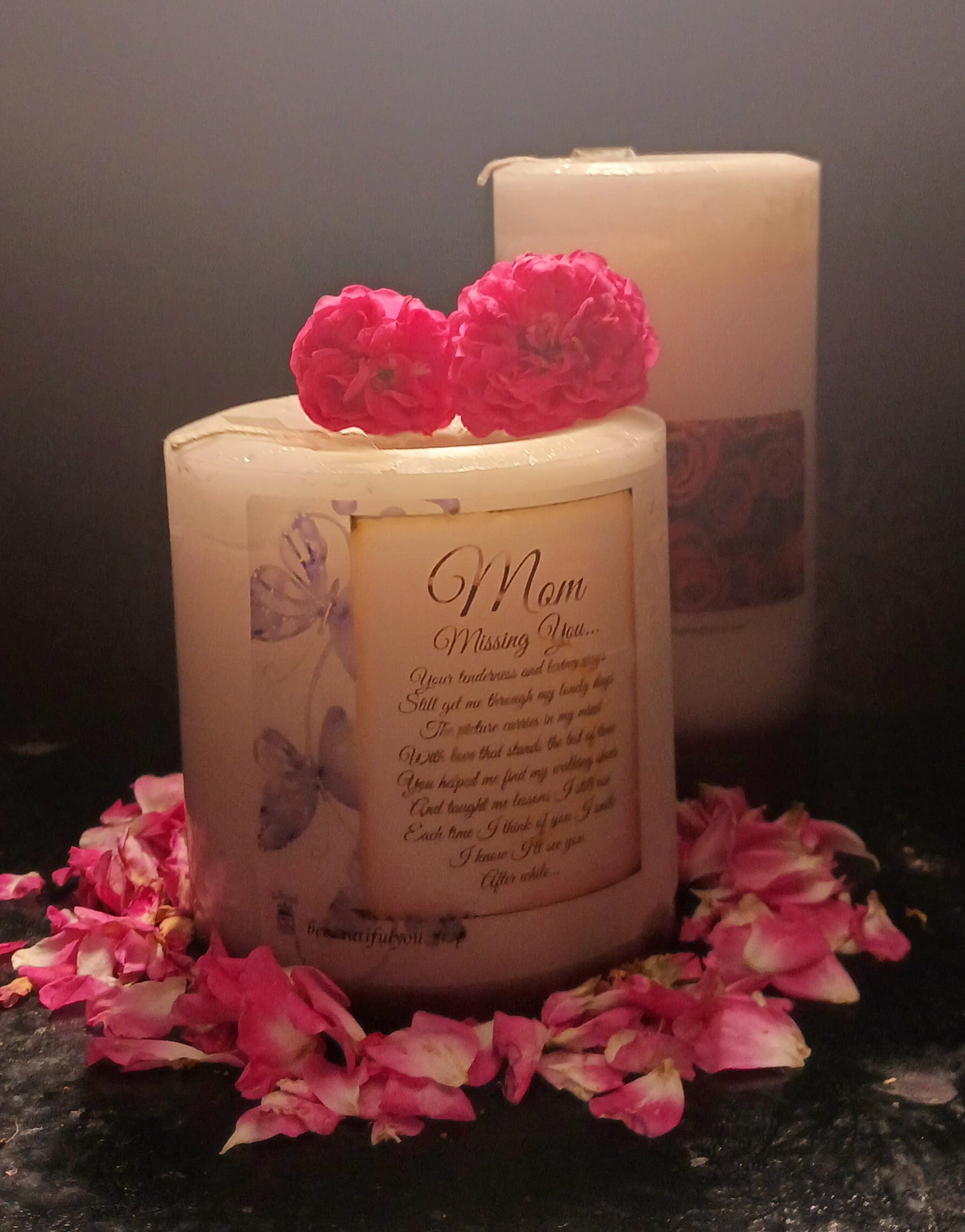 MOTHER'S DAY 2pc Pillar Scented Candle Set