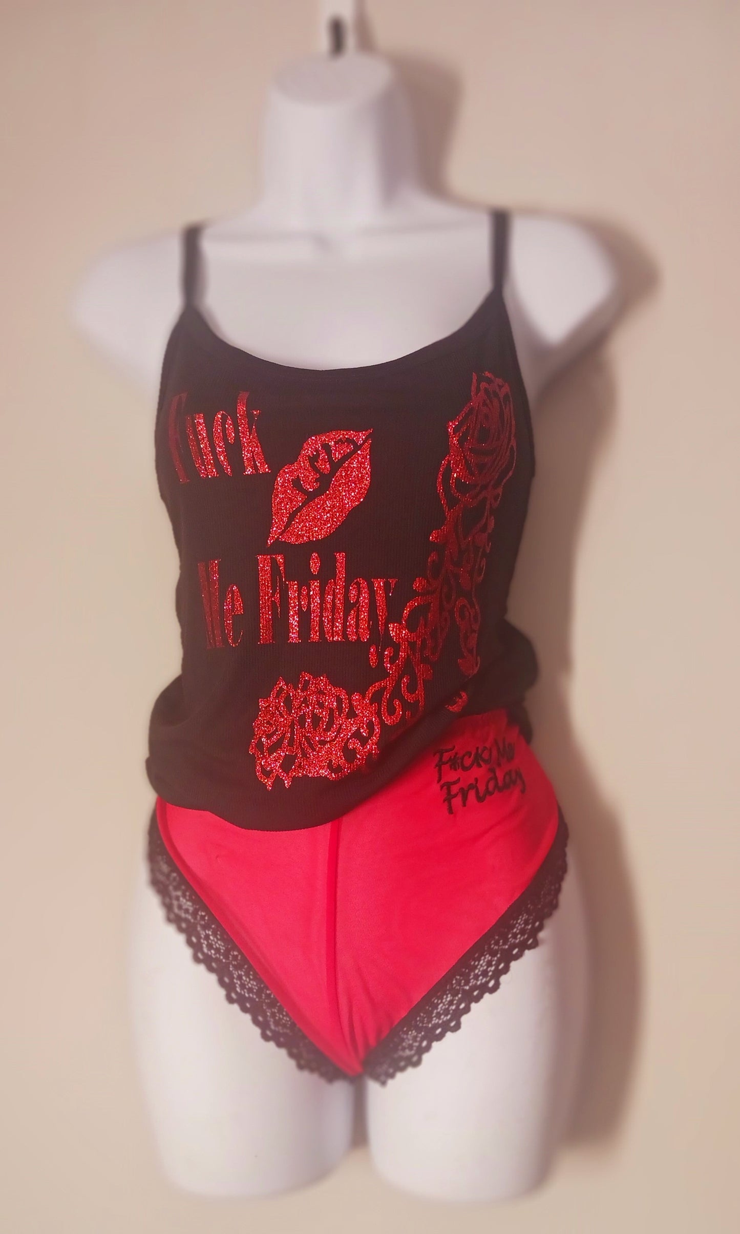 2pc  Weekend F... Me Friday Tank & Panty Sex