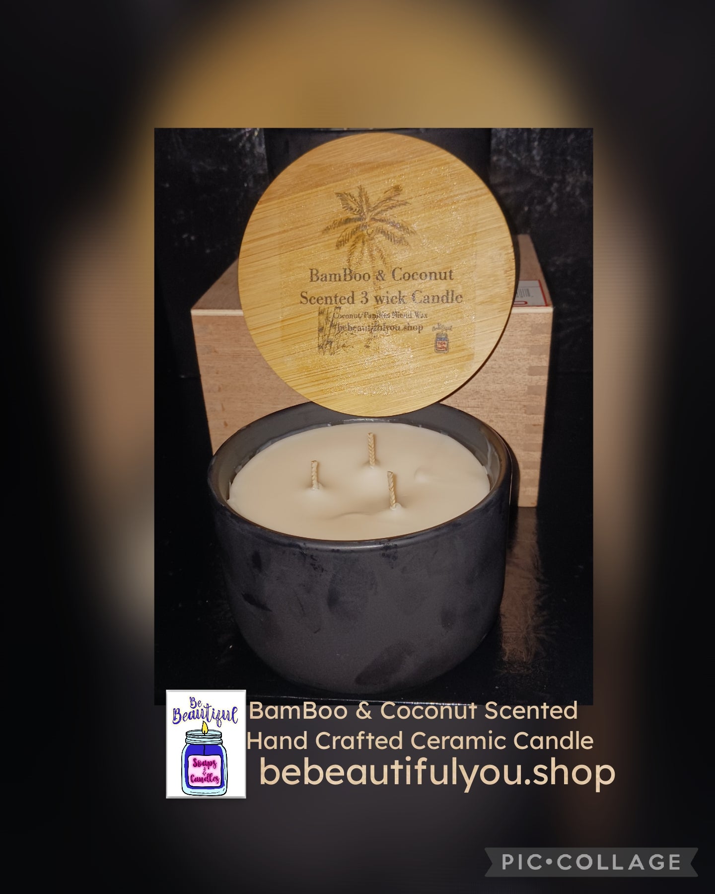 BamBoo&Coconut Scented Candle