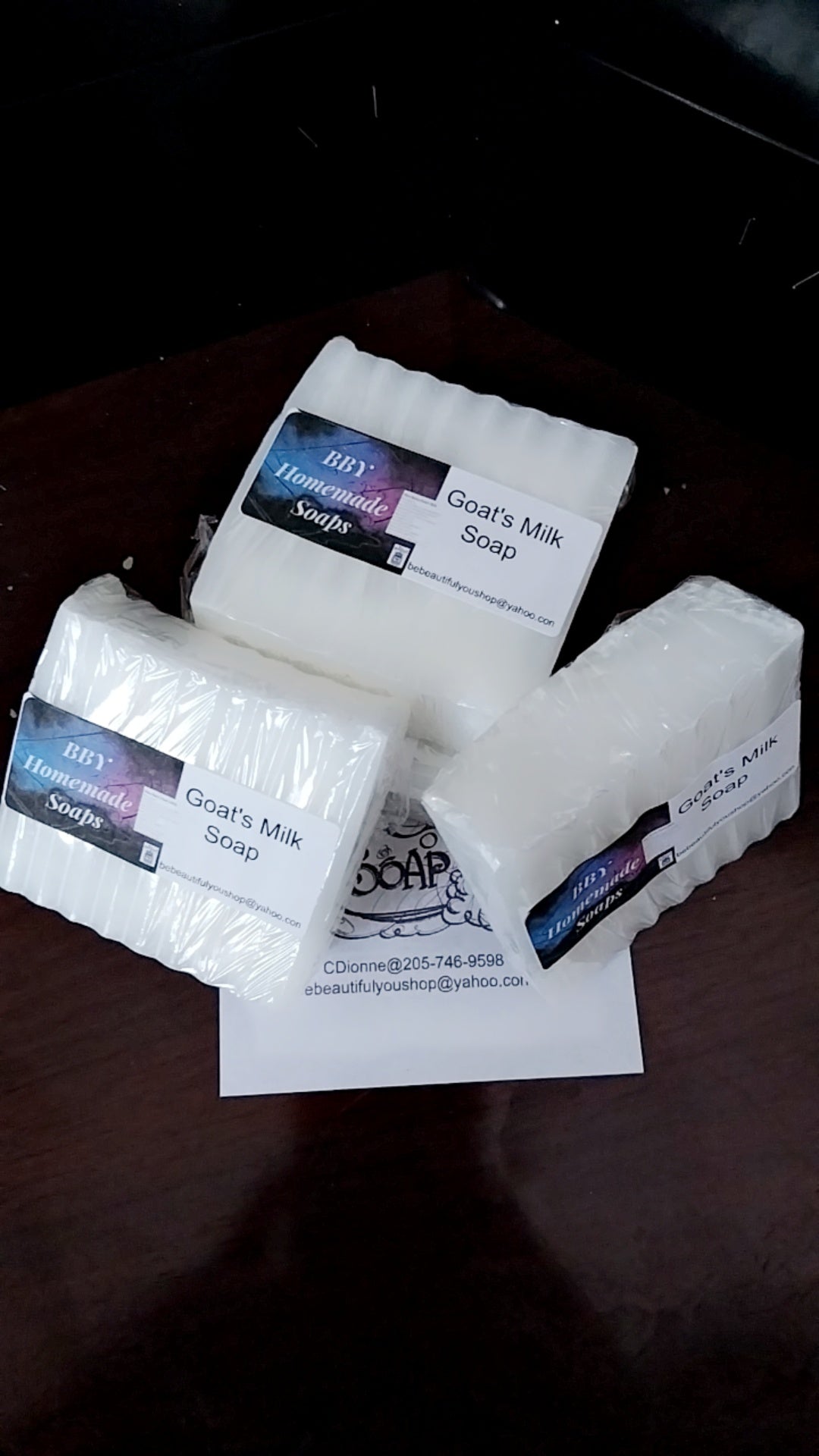 4pk Goats Milk Soap