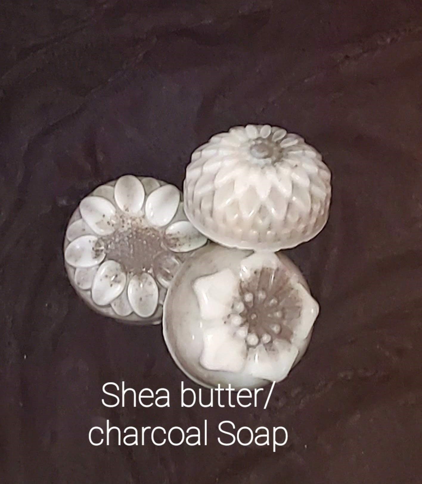 2PK Shea Butter/Activate Charcoal Soap