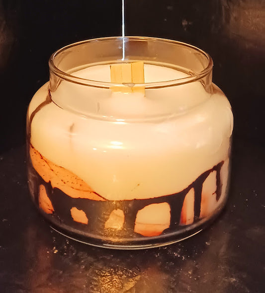 Twisted Chocolate Fudge & Vanilla Scented Jar Candles