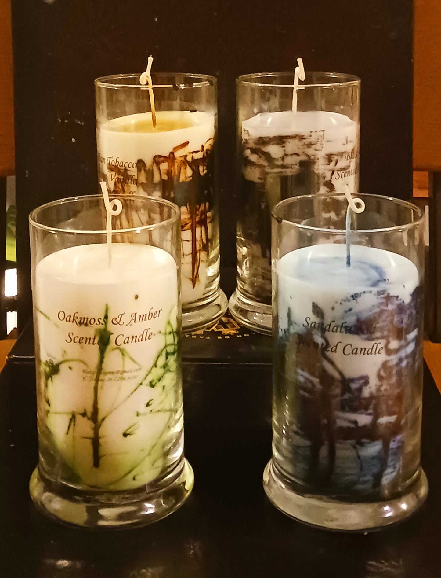 Tall Glass Jar Scented Candles